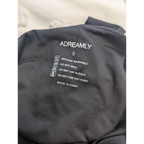 ✨ Adreamly Black One Shoulder Seamless Sleeveless Bodysuit S - Picture 7 of 7